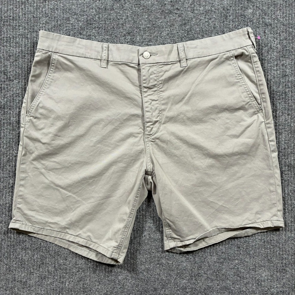 Joe's JJ Mens‎ Shorts Size 38 Gray Chino Casual Flat Front Stretch Designer